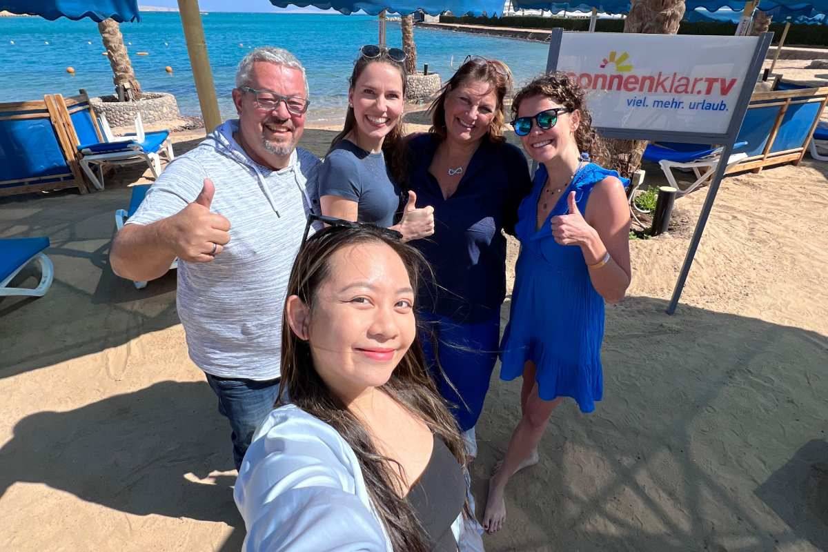 sonnenklar.TV-Team in Hurghada im Jahr 2025