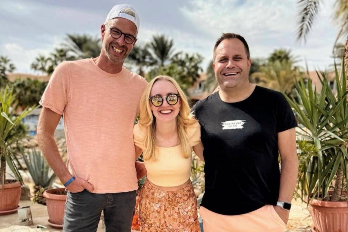 Mark, Sarah und Jan in El Gouna