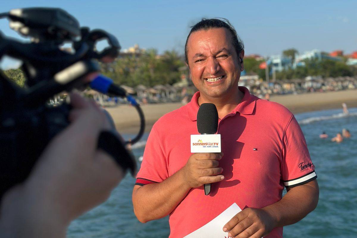 Außenreporter Ali beim Dreh