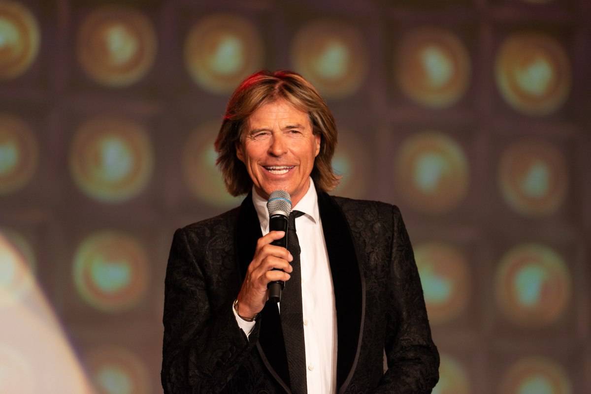 Nahaufnahme von Hansi Hinterseer auf der Goldenen Sonne 2019