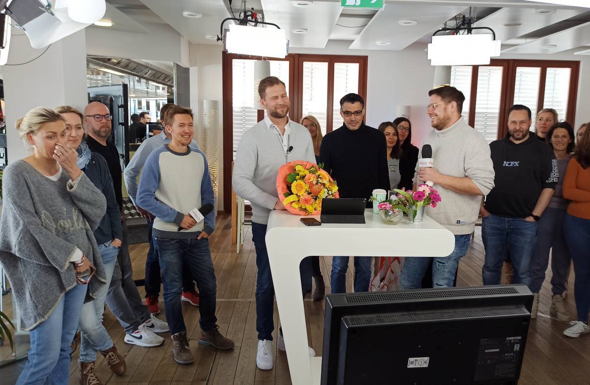 Abschied von Dirk Löbling im Büro