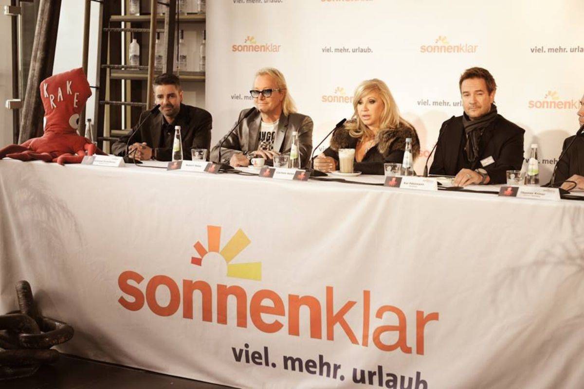 Geschäftsführer Andreas Eickelkamp, den Geißens und Kai