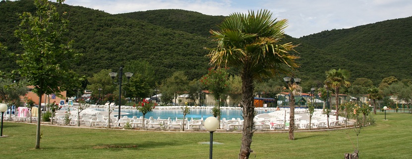 Die Anlage des Maslinica Resorts an der Küste von Rabac.