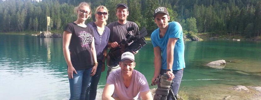 Das Sonnenklar.TV Team in Graubünden