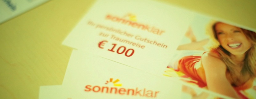 So sehen sie aus, unsere Gutscheine.