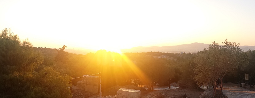 Doch wendet man den Blick ein wenig, dann wird’s gleich idyllisch.