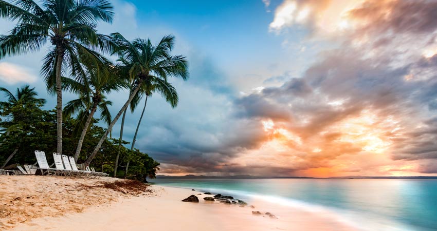 Auf Cayo Levantado lässt es sich wirklich aushalten