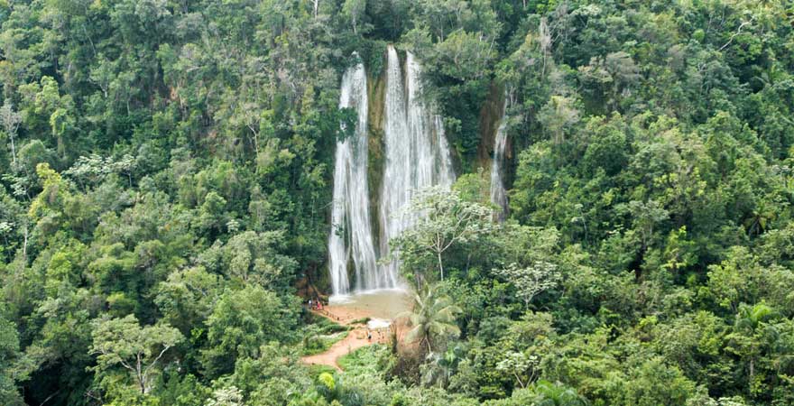 El Limón Wasserfall, Samana