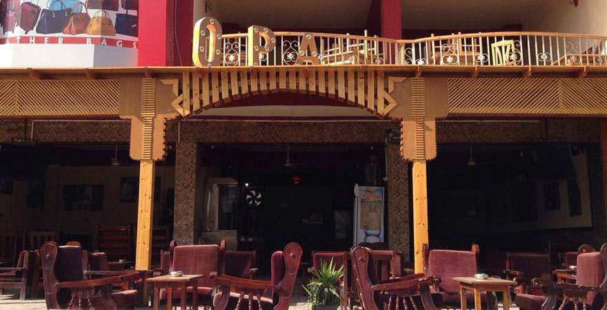 Das Café "Opa" in Hurghada