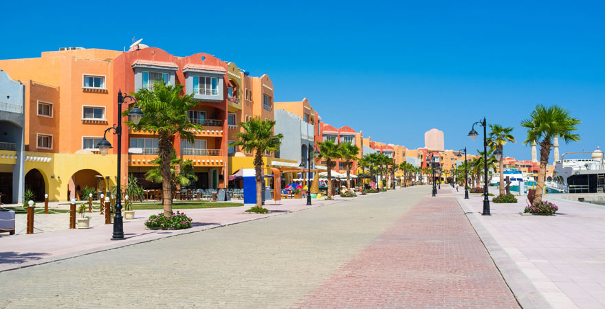 Die Marina ist auf jeden Fall ein Highlight bei einem Stadtrundgang durch Hurghada