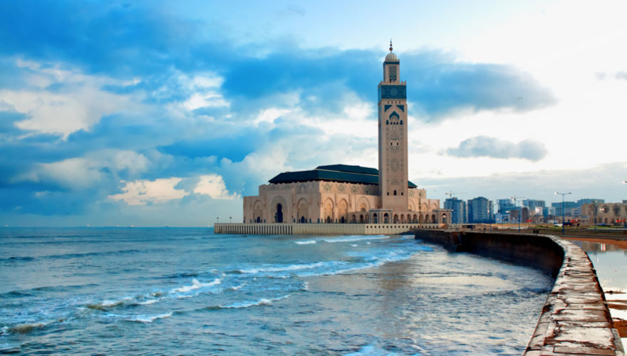 Hassan II Mosque in Marokko