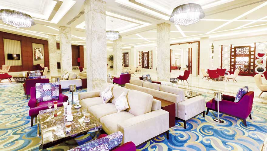 Lobby im Albatros White Beach