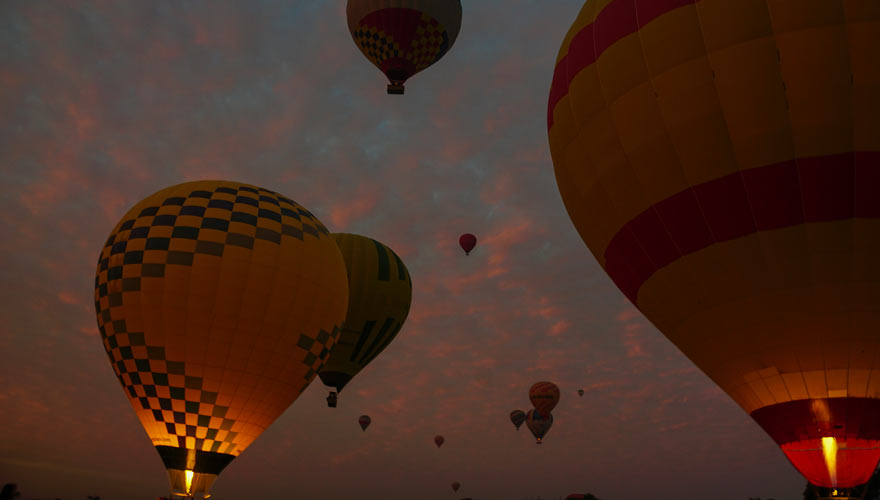 Ballonfahrt über Luxor