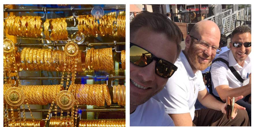 Dirk beim Shoppen in Dubai