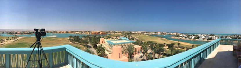 Aussicht vom Tower des Steigenberger Golf Resorts