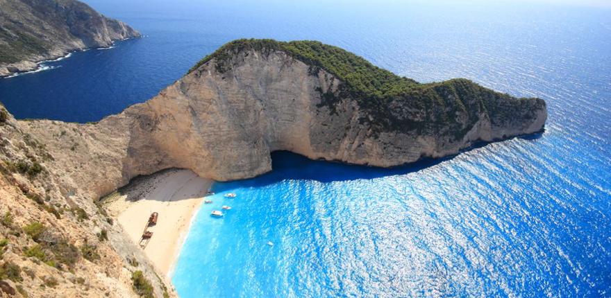 griechische Insel Zakynthos Schmugglerbucht auf der griechischen Insel Zakynthos