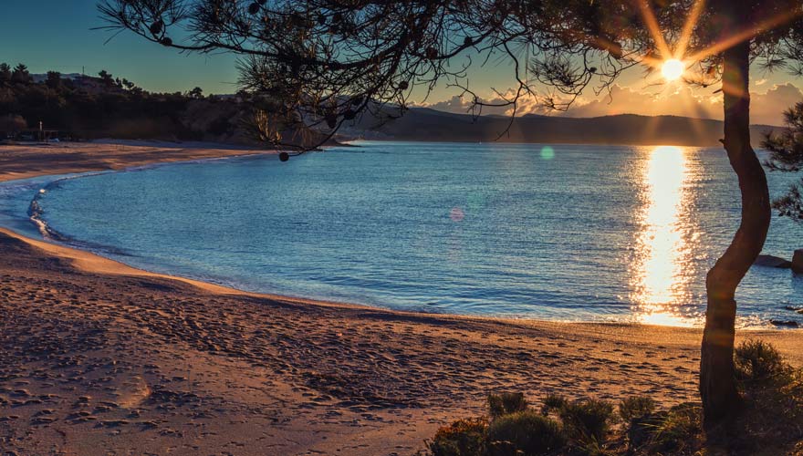 griechische Insel Thassos Tripiti-Beach auf der griechischen Insel Thassos