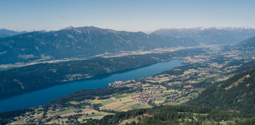 Millstätter See von oben