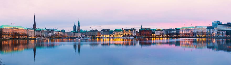 Binnenalster in Hamburg