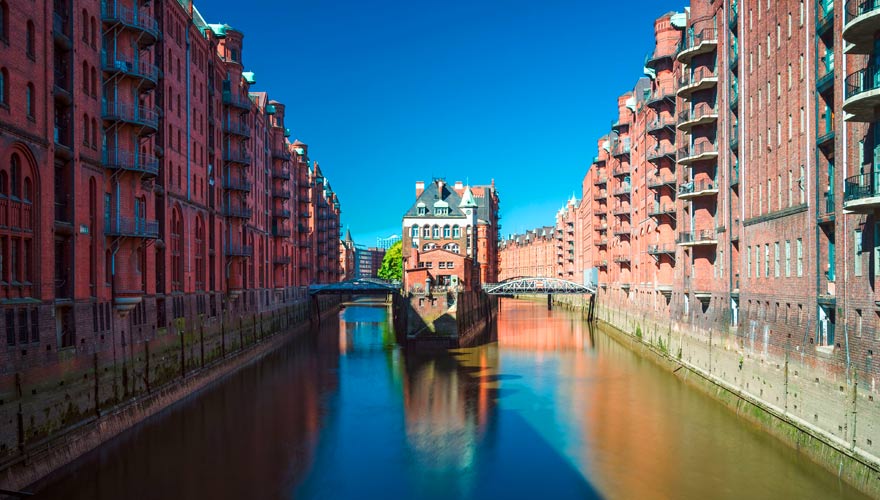 Speicherstadt in Hamburg