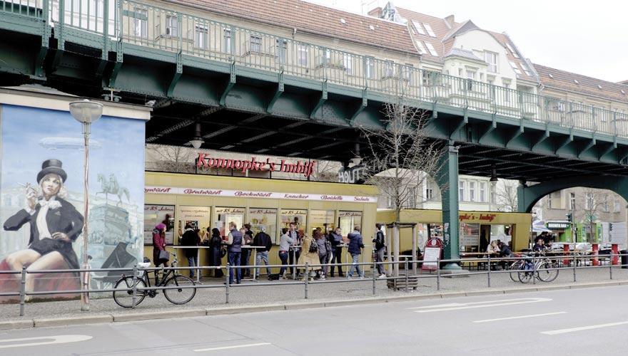 Die berühmteste Ecke in Berlin, um Currywurst zu essen