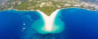 Strand goldenes Horn in Kroatien
