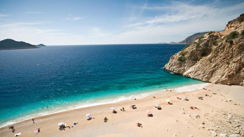 Strand türkische Riviera