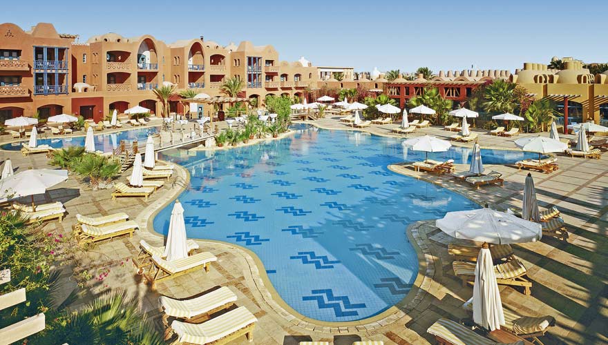Poolbereich imSheraton Miramar Resort El Gouna