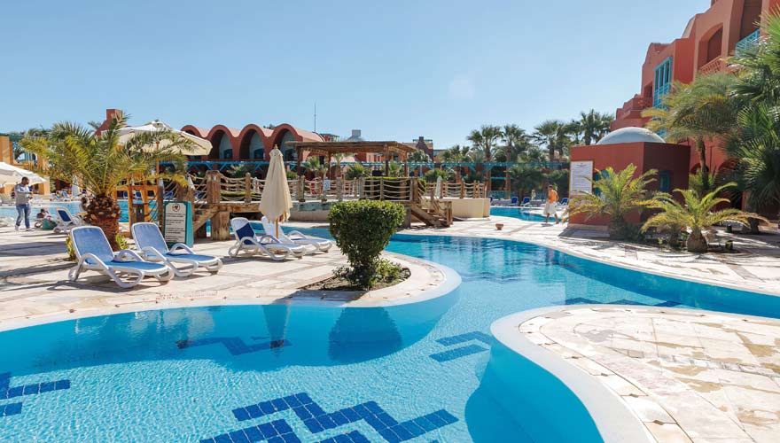 Pool vom Sheraton Miramar Resort El Gouna