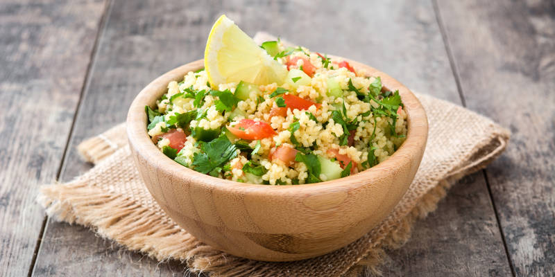 Couscous-Salat ist in Ägypten ein typisches Gericht