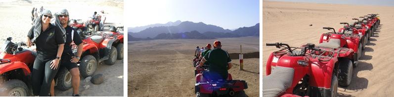Quad-Tour durch die Wüste in Ägypten