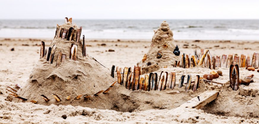 sandburg an der nordsee