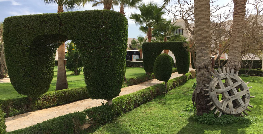 Garten des Labranda Tower Bay Hotels in Sharm el Sheikh