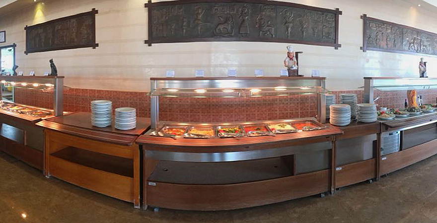 Buffet im Shahrazad-Restaurant