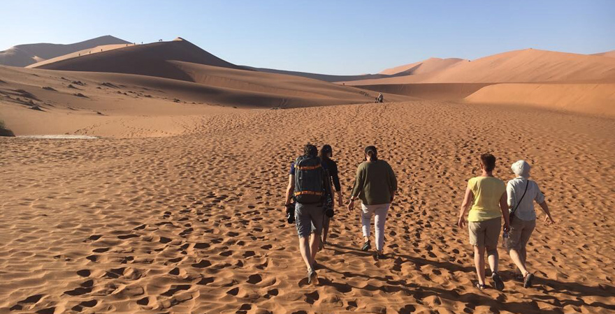 Ausflug in der Sossusvlei-Wüste