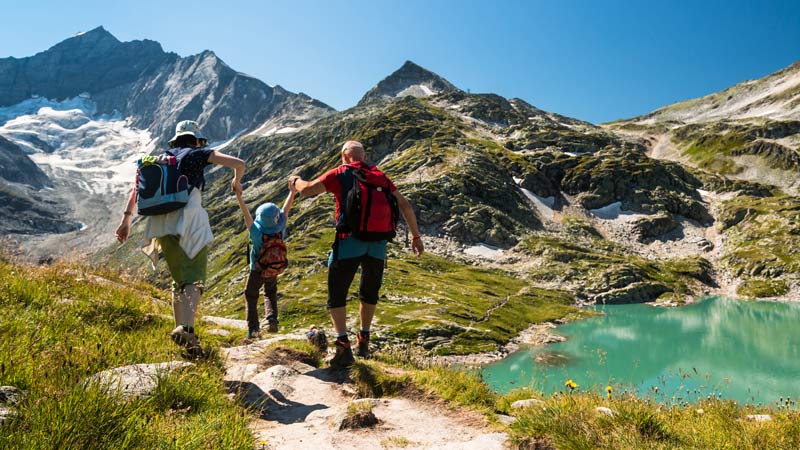 Wandern mit der ganzen Familie in Österreich