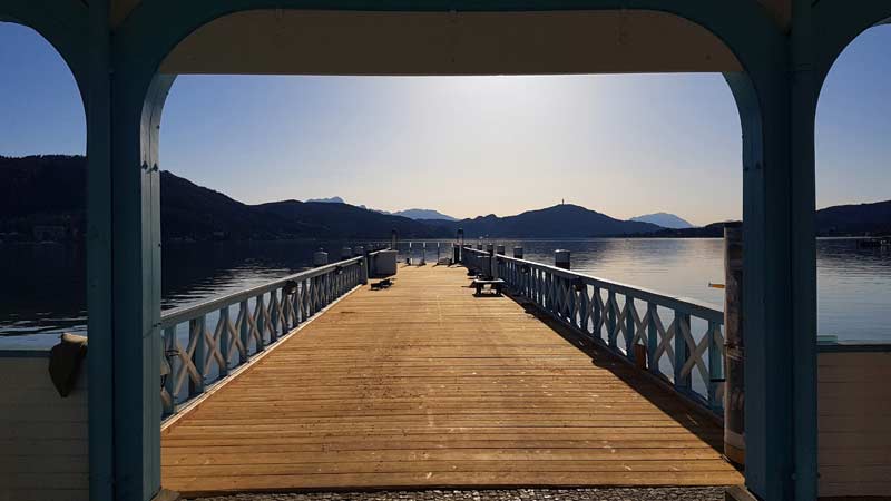 Steg am Wörthersee in Kärnten