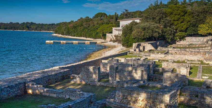 Römische Ruinen auf Veli Brijun