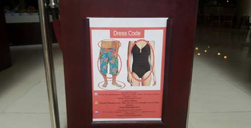 Kleidungsvorschrift für den Strand in Ägypten