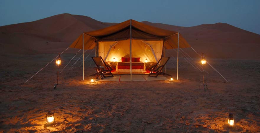 Mondschein-Dinner in der Wüste