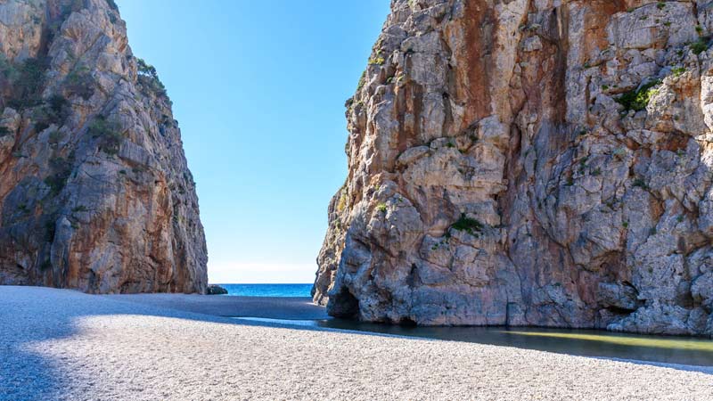Canyon des Torrent de Pareis auf Mallorca