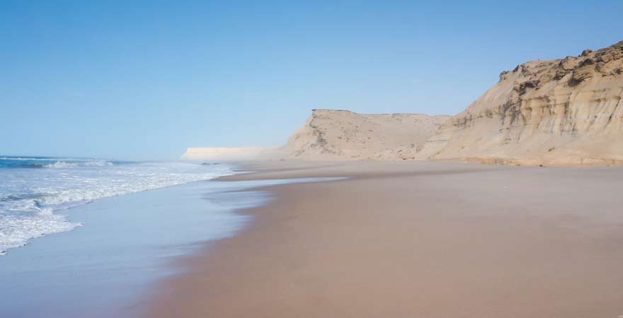 Strand von Dakhla, Marokko