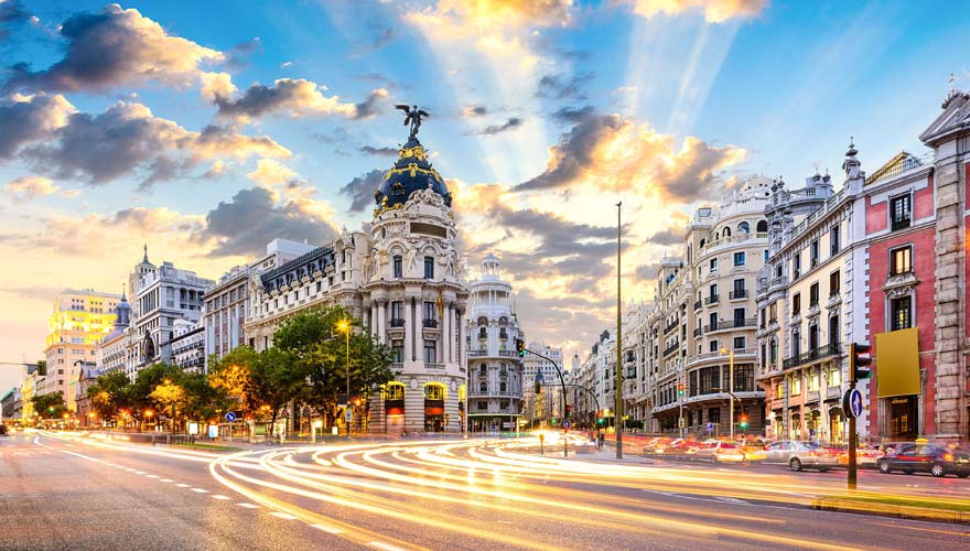 Gran Via - die bekannteste Straße Madrids