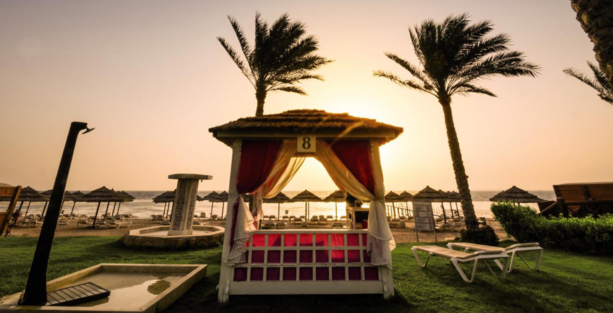 Strand-Cabana des Rixos Sharm el Sheikh Hotels