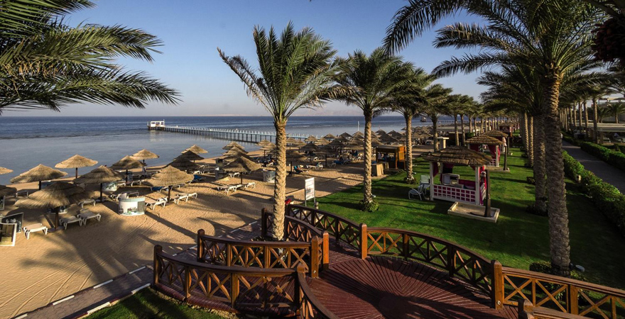 Der Strand vor dem Rixos Sharm el Sheikh