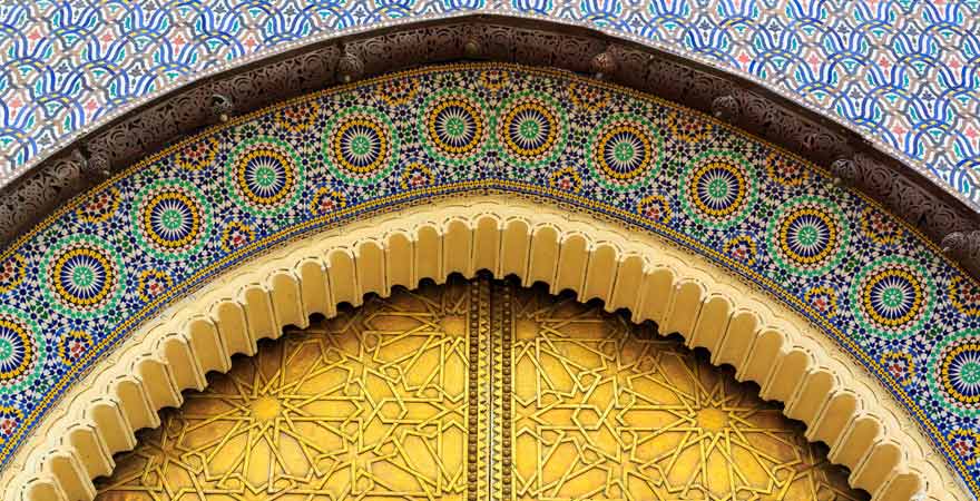 Fassade Königspalast in Fès