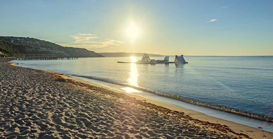 Der Strand von Albena gehört zu den Reisetipps für euren Familienurlaub in Bulgarien