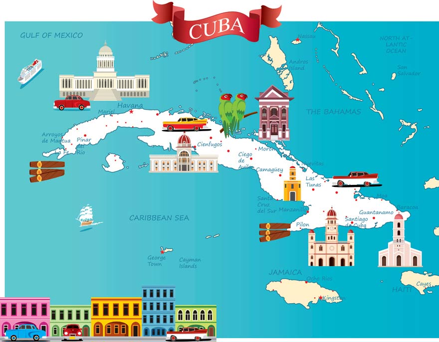Kuba-Karte