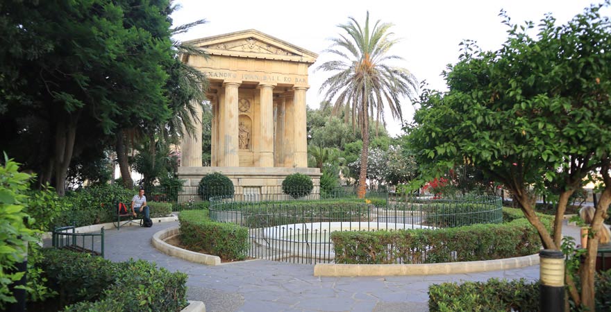 Lower Barrakka Gardens, Valletta, Malta