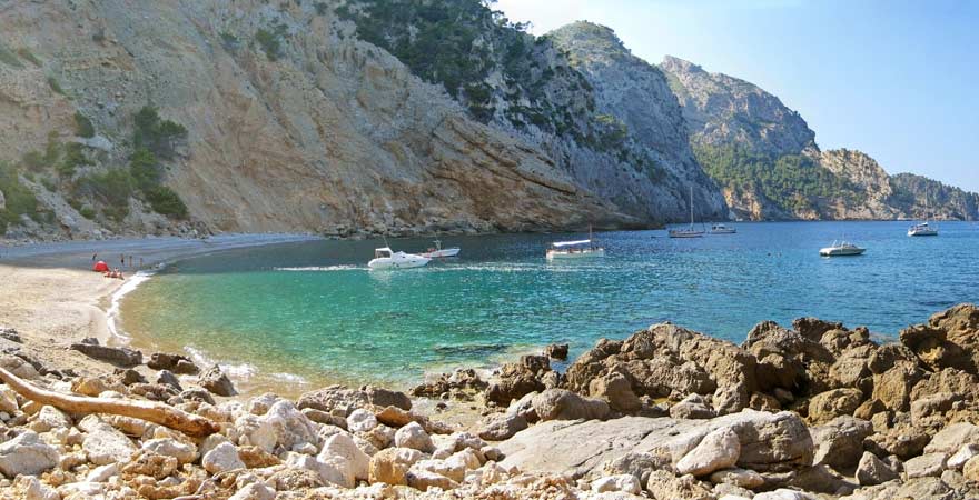 Platja des Coll Baix ist ein berühmter Strand auf Mallorca